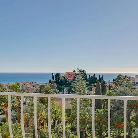 Le Riviera Palace, 4p, Vue Mer Et Charme Unique مينتون